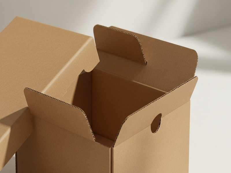 Giải pháp bao bì tiện lợi với hộp carton nắp gài 20x15x5cm