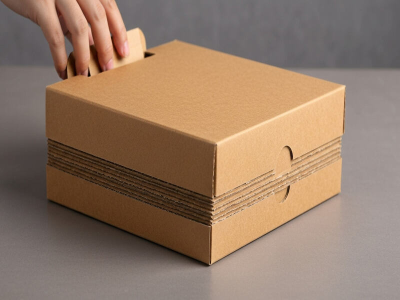 Thông số hộp carton nắp gài 20x18x8cm