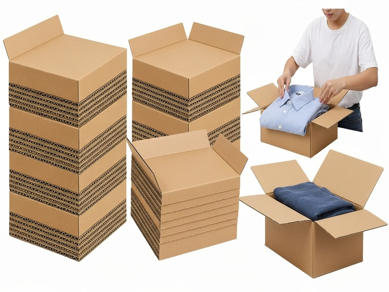 Thùng carton đựng hàng may mặc