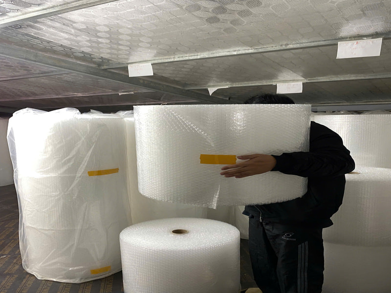 Ứng dụng phổ biến của bóng khí rộng 50cm x dài 100m