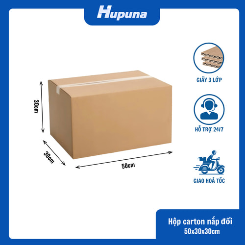 Hộp carton 50x30x30cm