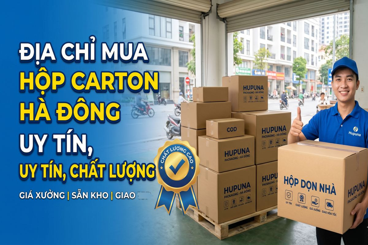 Địa chỉ mua hộp carton Hà Đông uy tín, chất lượng