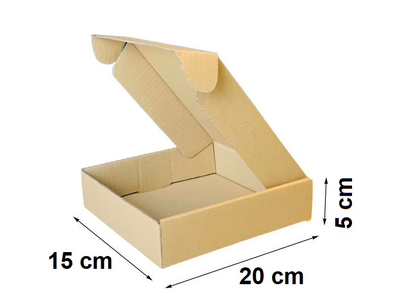 Hộp carton nắp gài 20x15x5cm, hộp carton nắp cài 20x15x5cm