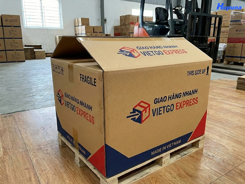 Hộp carton đối khẩu in 3 màu