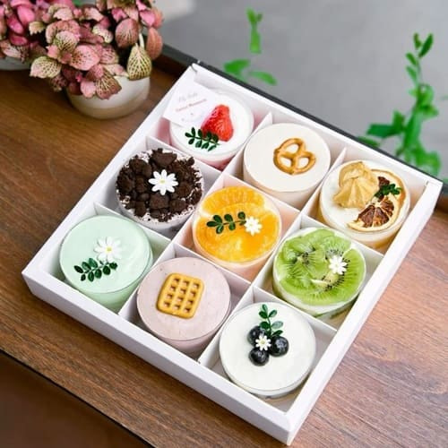 Hộp đựng bánh ngọt mẫu 13