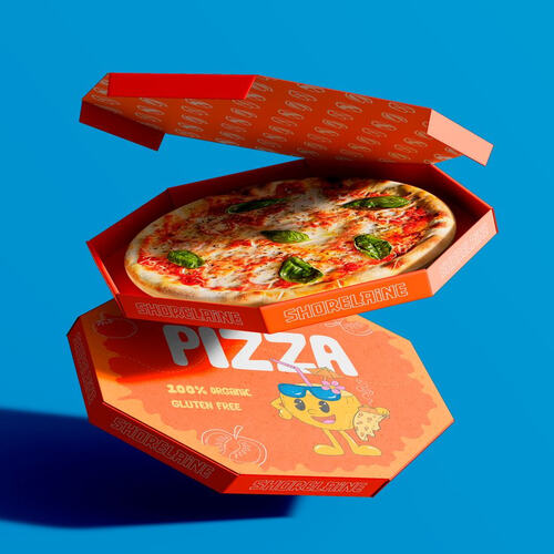 Hộp đựng bánh pizza mẫu 8