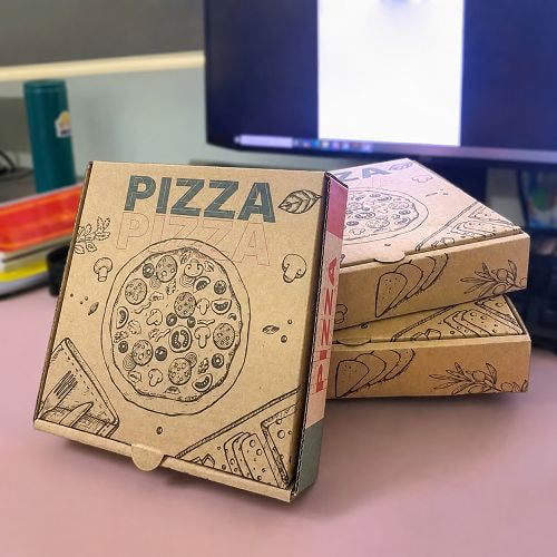 Hộp pizza in 3 màu