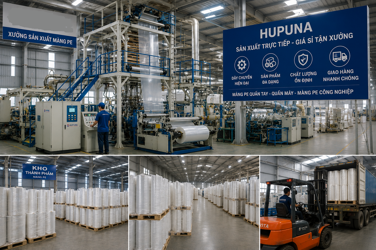 Màng PE bọc hàng Hà Nội cho doanh nghiệp, kho vận và ogistics