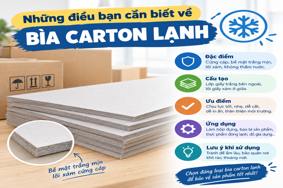 Những điều bạn cần biết về bìa carton lạnh