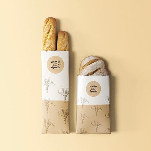 Túi giấy đựng bánh mì ảnh 2