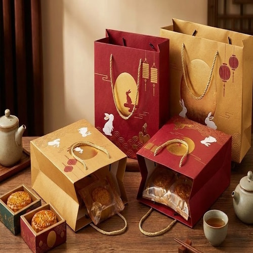 Túi giấy đựng bánh trung thu