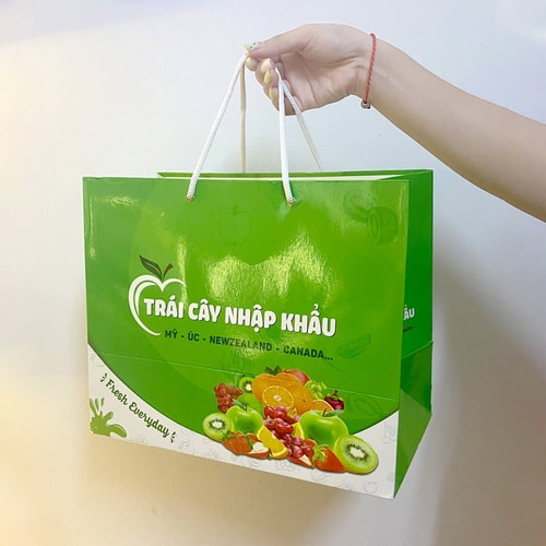 Túi giấy đựng hoa quả loại 1kg