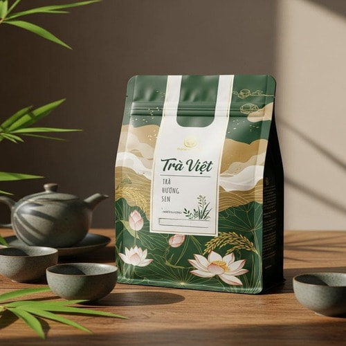 Túi giấy đựng trà ảnh 1