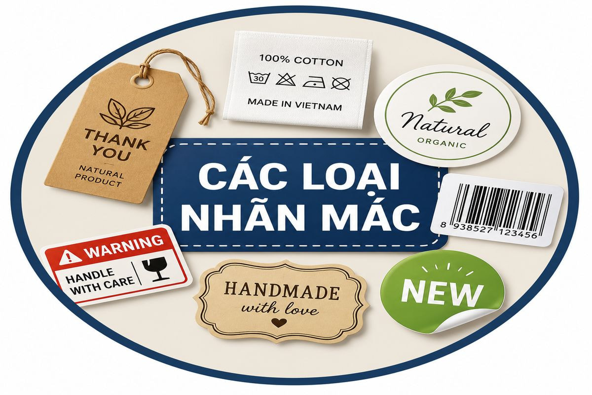 Các loại nhãn mác quần áo ưa dùng nhất hiện nay