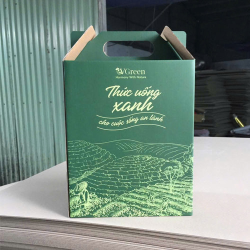 Hộp carton có quai xách