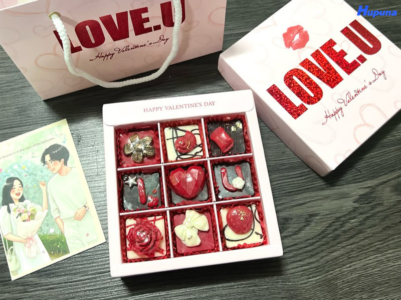 Hupuna là xưởng sản xuất và in hộp quà valentine uy tín, giá tốt