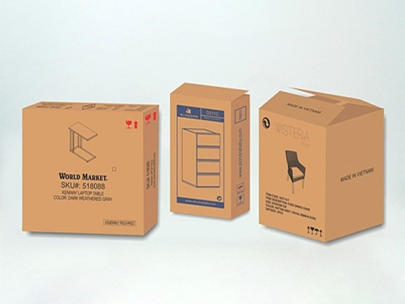 Ứng dụng của thùng carton đựng 10kg trong thực tế