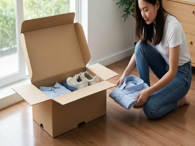 Đóng gói sản phẩm thời trang
