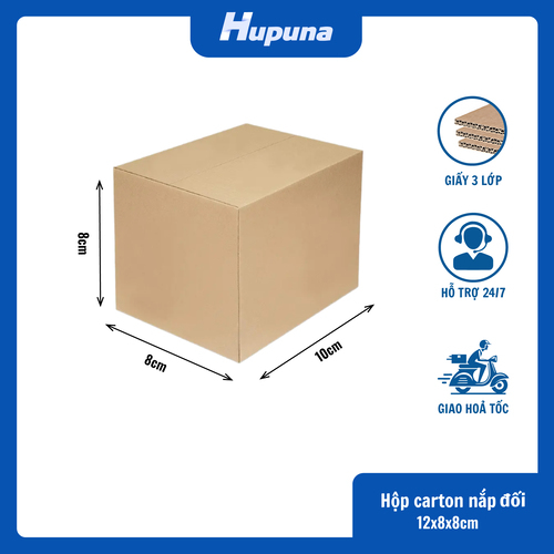 Hộp carton 12x8x8cm nắp đối 3 lớp(1)
