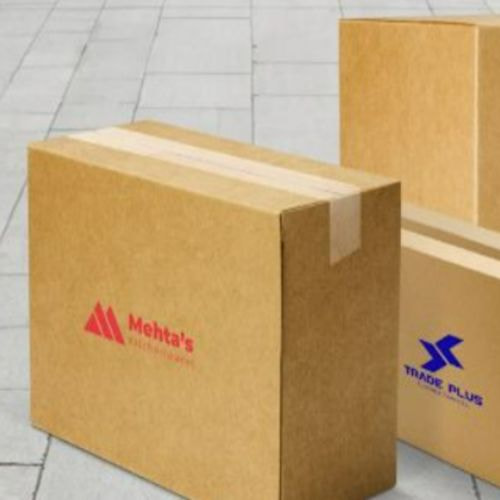 Hộp carton 15x10x5cm nắp đối 3 lớp sóng B, mặt nâu đáy mộc Hupuna.com