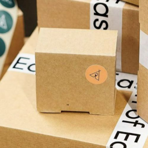 Hộp carton 20x15x15cm nắp đối, 3 lớp, sóng B, mặt nâu đáy mộc