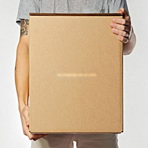 Hộp carton 50x40x30cm nắp đối, 3 lớp, sóng B, mặt nâu đáy mộc