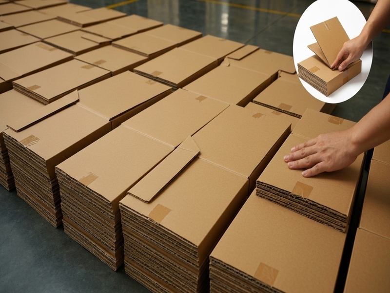 Kích thước và cấu tạo của hộp carton 20x8x8cm nắp đối 3 lớp