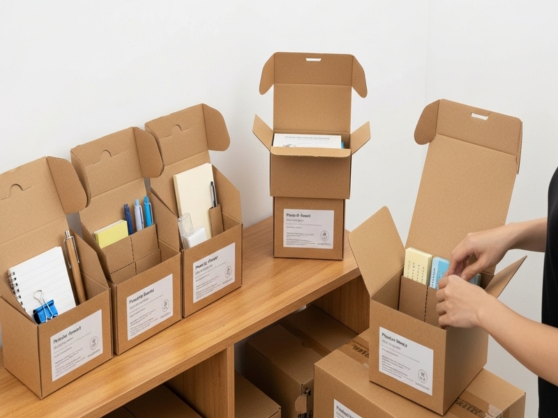 Sản phẩm hộp carton 30x25x6cm nắp gài 3 lớp