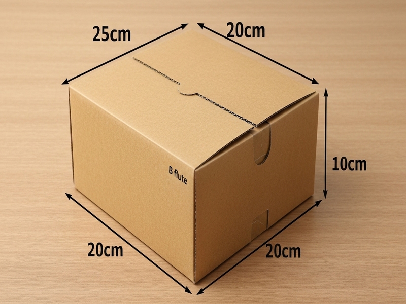 Thông số hộp carton 25x20x10cm nắp đối 3 lớp