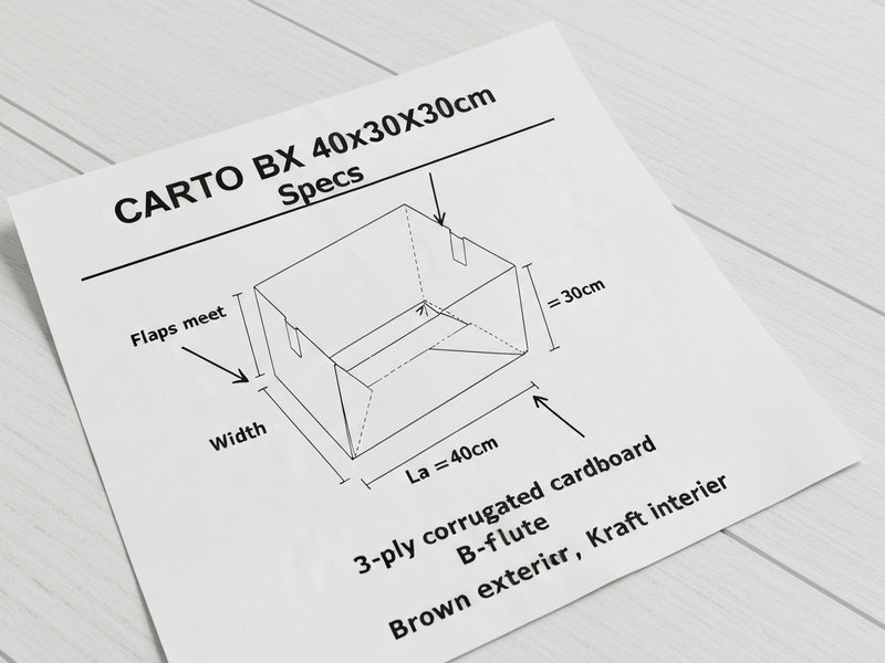 Thông số sản phẩm hộp carton 40x30x30cm nắp đối 3 lớp