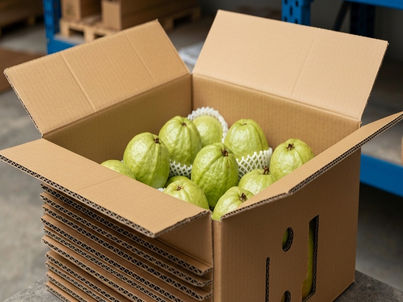 Thùng carton đựng ổi