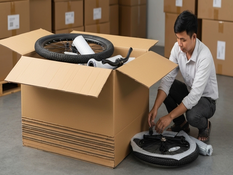 Thùng carton đựng xe đạp tháo rời – Bảo vệ tốt, tiện vận chuyển