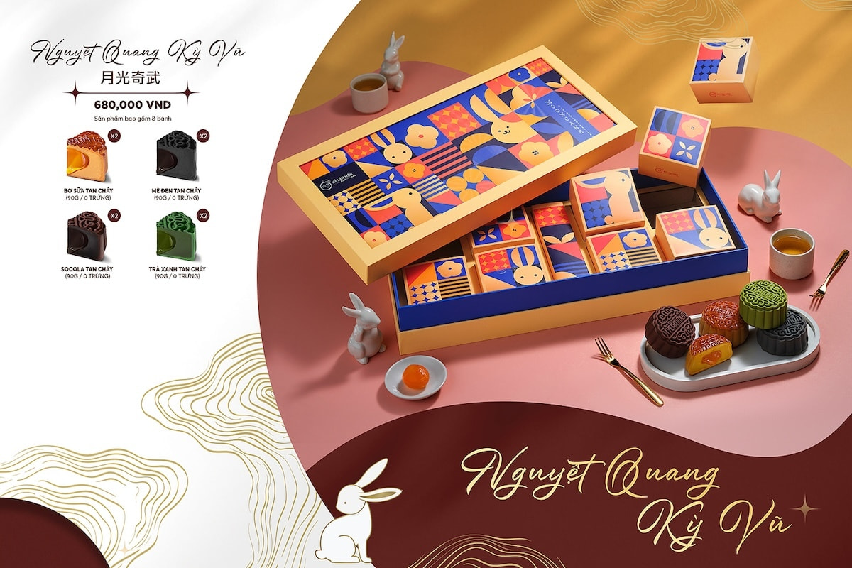 5 mẫu hộp bánh trung thu Hỷ Lâm Môn đẹp, độc đáo hiện nay