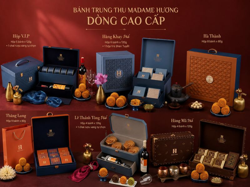 Bánh Trung Thu Madame Hương dòng cao cấp