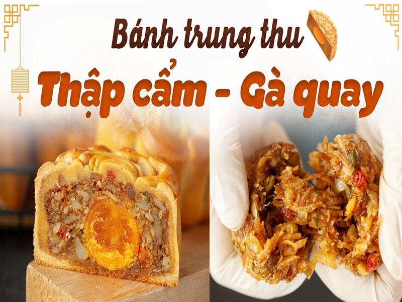 Bánh nướng Vi cá gà quay thập cẩm