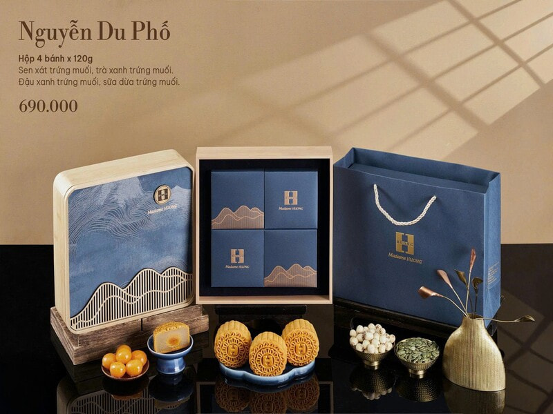 Bộ sưu tập hộp bánh trung thu phổ biến của Madame Hương 