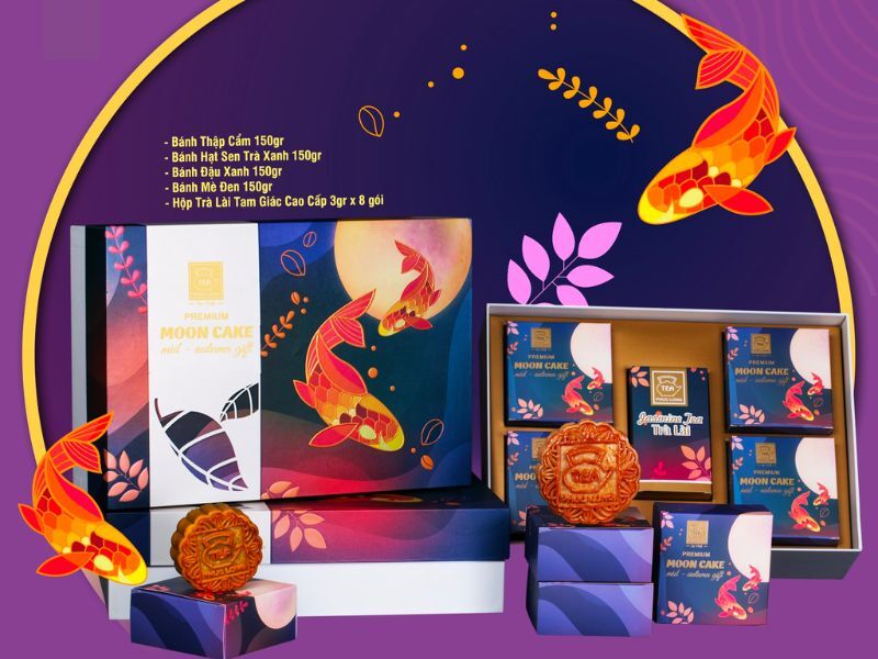 Giới thiệu hộp bánh trung thu cao cấp của Phúc Long