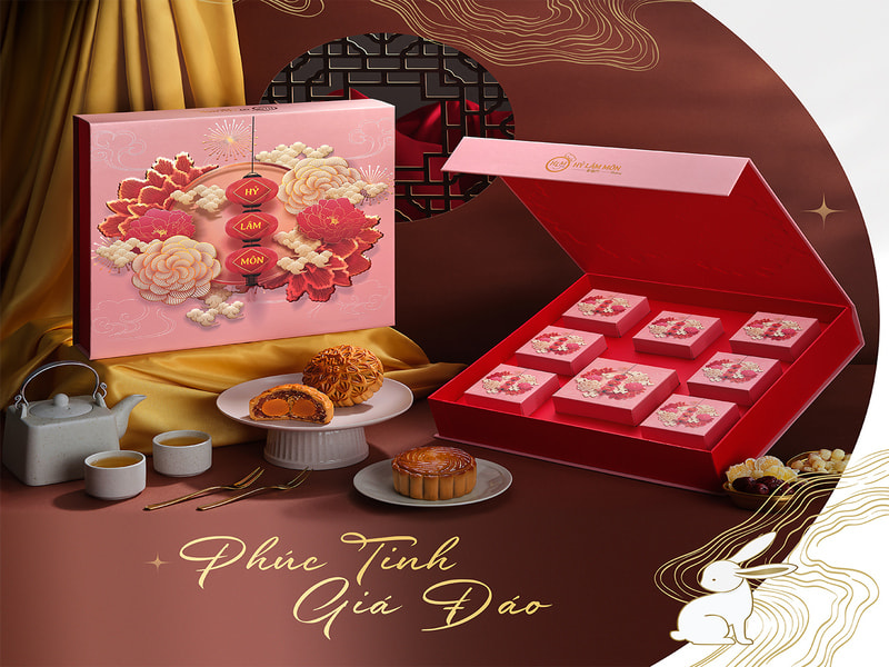 Hộp bánh Phúc Tinh Giá Đáo