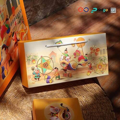 Hộp bánh trung thu giấy mềm ảnh 2