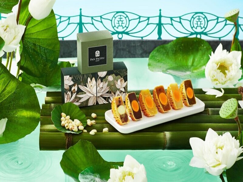 Hộp bánh trung thu nắp gập