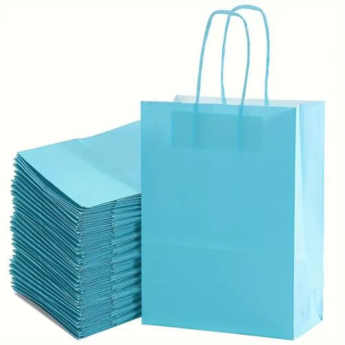 M04 B túi giấy màu xanh 19.5x10x30