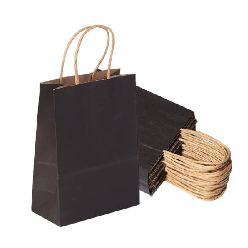 N09A túi giấy màu đen 25x11x31