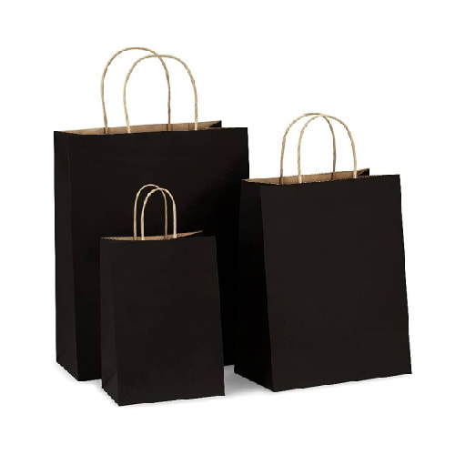 N09A túi giấy màu đen 25x11x31