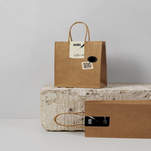 Mẫu 03k: N15 – Túi giấy màu nâu (13,5x8x33)