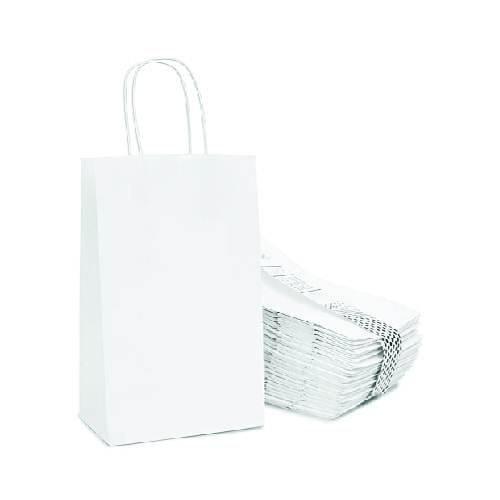 Túi giấy màu trắng 19.5x8x20.5