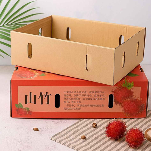 Thùng carton đựng chôm chôm ảnh 4