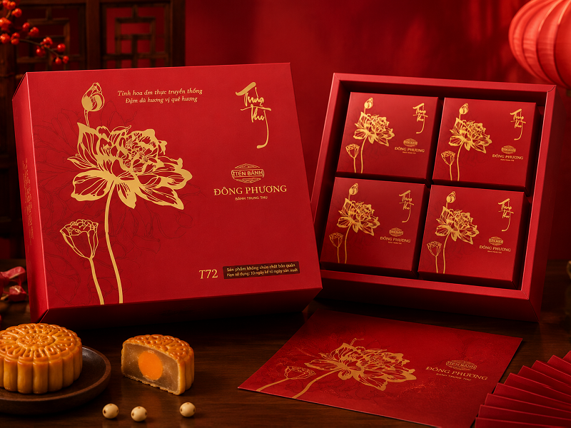 Vỏ hộp bánh trung thu Đông Phương