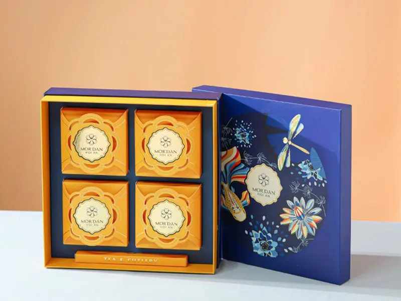Hộp bánh trung thu nắp âm dương cao cấp