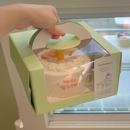 Hộp bánh sinh nhật mẫu 4