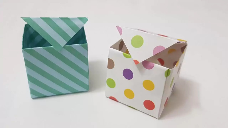 Cách làm hộp quà noel bằng giấy, Làm hộp quà noel bằng giấy, cách gấp hộp quà noel, làm hộp quà noel tại nhà, làm hộp quà noel bằng giấy đơn giản, Hộp quà noel bằng giấy